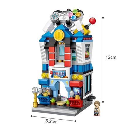 Loz 393 Parça Oyun Evi̇ Eği̇Ti̇Ci̇ Lego Mi̇Ni̇ Yapi Taşlari 1642