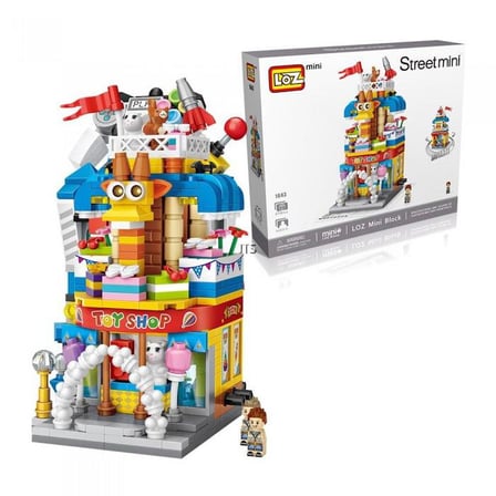Loz 414 Parça Toy Shop Eği̇Ti̇Ci̇ Lego Mi̇Ni̇ Yapi Taşlari 1643