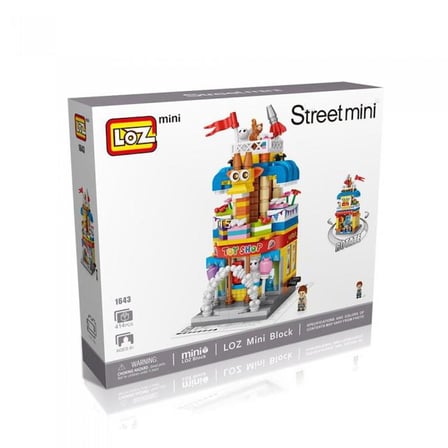 Loz 414 Parça Toy Shop Eği̇Ti̇Ci̇ Lego Mi̇Ni̇ Yapi Taşlari 1643