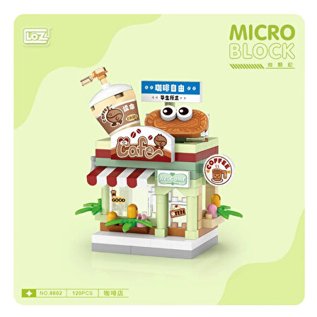 120 Parça Mikro Bloklar Cafe 10+ Yaş