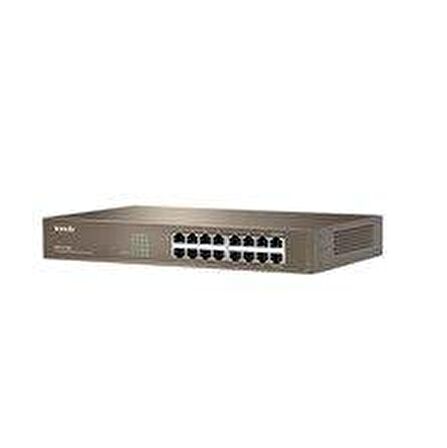 Tenda TEG1016D 16 Port 10-100-1000 Mbps Switch Çelik Kasa Rack Mount