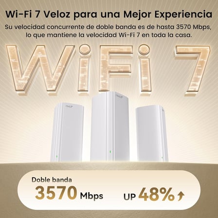 TENDA ME3 PRO 2P WIFI7 BE3600 Mesh Router 3'lü paket