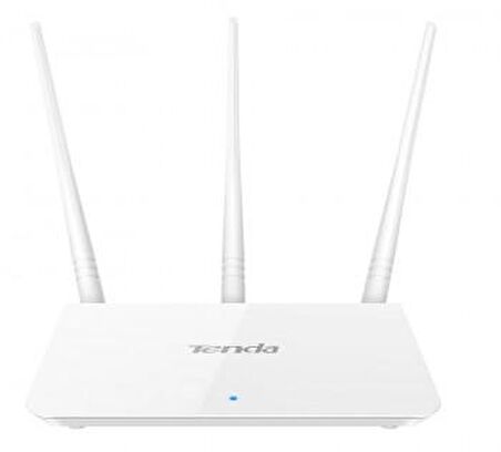 TENDA F3 4 PORT WiFi-N 300Mbps ROUTER/A.POINT 3 ANTEN