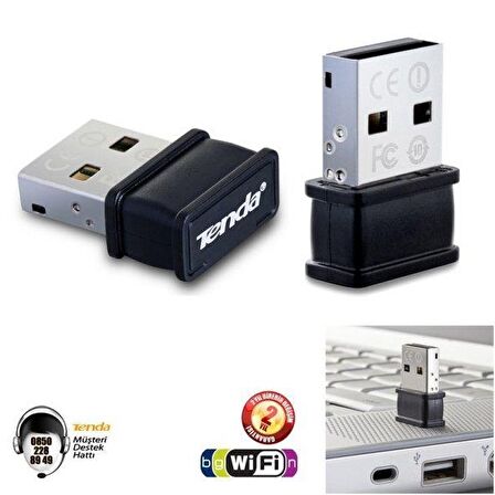 Tenda W311MI 150MBPS 2.4ghz USB Kablosuz Adaptör