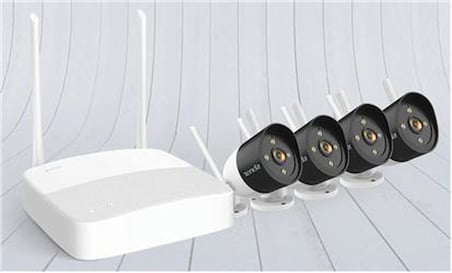 Tenda K4W-3TC 4 Kanal NVR Kayıt Cİhazı + 4 Adet Outdor Ip Wifi Bullet Kamera Set