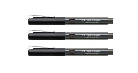 Faber Castell Needle 5405 0.5 İğne Uçlu Roller Kalem 5 Adet Mavi