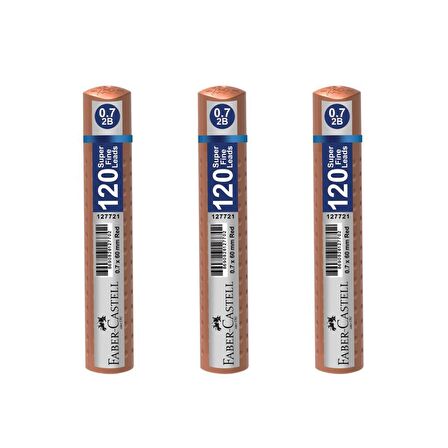 Faber-Castell Grip Min 0.7 2B 60MM 120'Lİ Tüp Rose Gold  3'LÜ