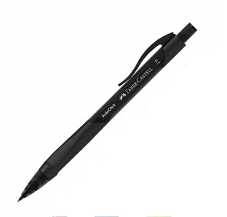 Faber Castell AutoClick Versatil Uçlu Kalem 0.7 Siyah - 3 adet