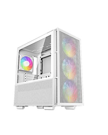 DeepCool CH560 WH 3×140/1×120mm ARGB (Mini-ITX / Mikro-ATX / ATX / E-ATX) Mid Tower ATX Beyaz Oyuncu Kasası