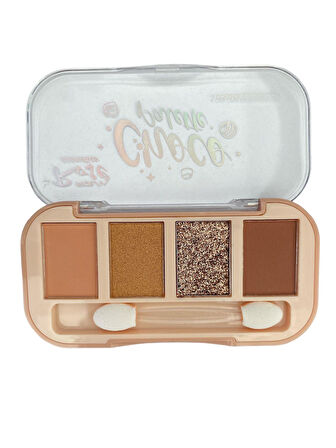 Rose Choco Palette 4 Colors Eyeshadow (No:02)