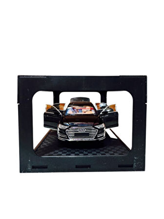 1:24 Metal Model Koleksiyon Araba Audi A8 Siyah 21 CM CZ150B