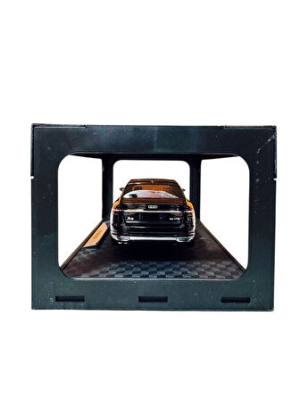1:24 Metal Model Koleksiyon Araba Audi A8 Siyah 21 CM CZ150B