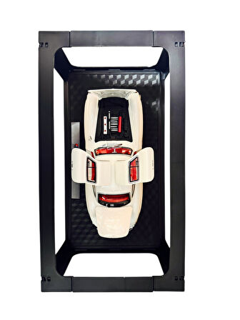 1:24 Metal Model Koleksiyon Araba Mercedes-Benz 300 SL Beyaz 21 CM CZ174B