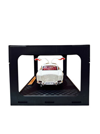 1:24 Metal Model Koleksiyon Araba Mercedes-Benz 300 SL Beyaz 21 CM CZ174B