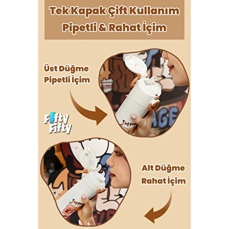 DILLER TOFFEE	BEAR FİGÜRLÜ 520 ML PASLANMAZ ÇELİK TERMOS