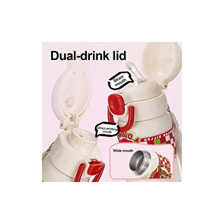 Diller Paslanmaz Çelik Matara 600 Ml Ayı