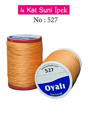 Oyalı 4 Kat Suni İpek İplik İğne Oyası Boncuk İpi Tığ Oyası No:527