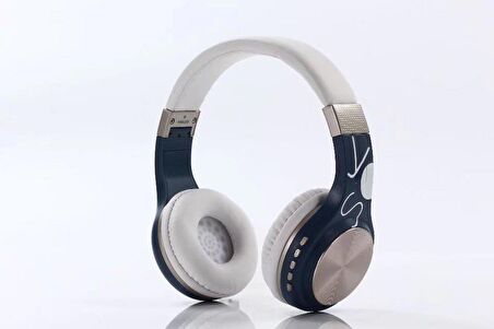 SY BT-1607 Kulaküstü Bluetooth Kulaklık Mavi
