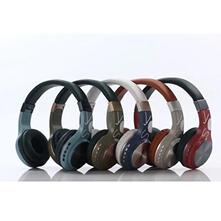 SY BT-1607 Kulaküstü Bluetooth Kulaklık Mavi