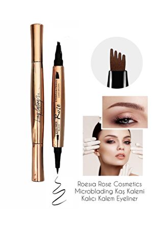 Rose Çift Taraflı Kalem Eyeliner ro 0004