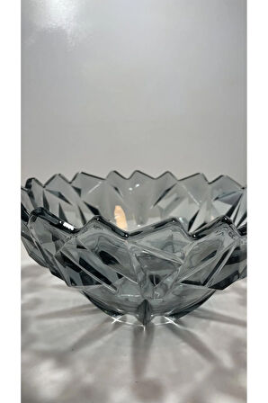 BÜYÜK SİYAH KESME SALATA KASESİ VE MEYVELİK