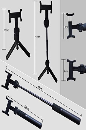 Xiaomi Travel Bluetooth Kumandalı Tripod Selfie Çubuğu