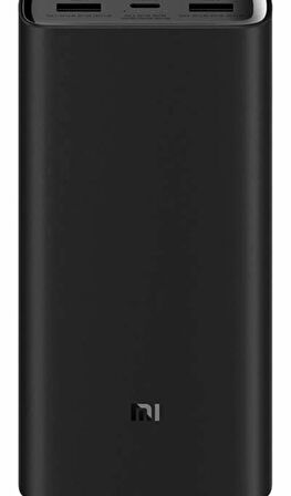 Xiaomi Mİ 3 Pro 20000 mAh Hızlı Şarj Powerbank Siyah 
