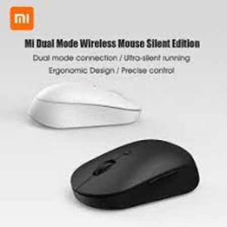 Xiaomi Mi Dual Mode Kablosuz Bluetooth Mouse Beyaz HLK4031CN