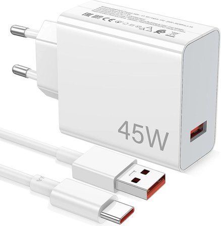 Xiaomi 45W Type-C Hızlı Şarj Aleti Adaptörü (MDY-10-EF) - Turbo Charge Destekli Şarj Cihazı