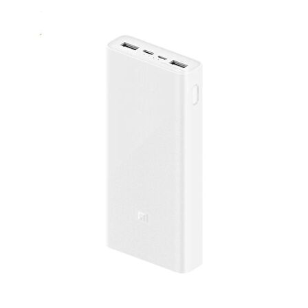 Xiaomi 30000 mAh Hızlı Şarj Powerbank Beyaz 