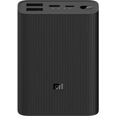 Xiaomi Mi 10000 mAh Hızlı Şarj Powerbank Siyah 