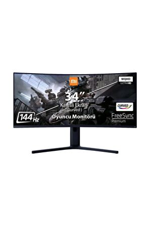 Xiaomi BHR5133GL 34 inç 4 ms 144 Hz Curved LED Bilgisayar Monitörü