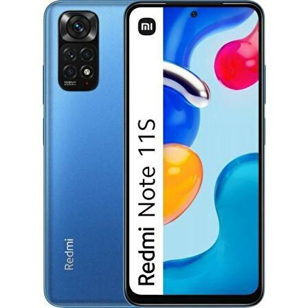 Xiaomi Redmi Note 11S Mavi 128 GB 8 GB Ram Akıllı Telefon (Xiaomi Türkiye Garantili)