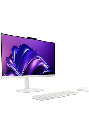 OmniStudio 27 Core 5 210H 64GB RAM 256GB SSD 27" FHD W11P Beyaz All in One Bilgisayar + Per4 USB Bellek