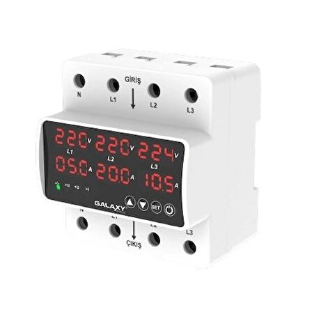 Galaxy Energy D380 Profesyonel Trifaze Kontrol Cihazı