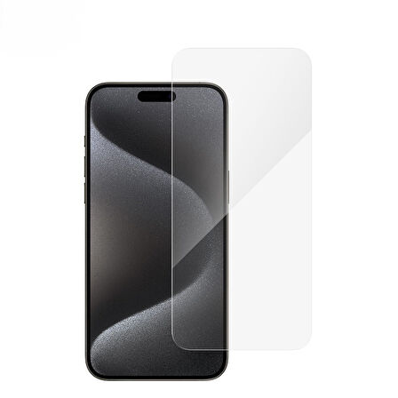 Blueo iPhone 14 / 13 Pro ve 13 Uyumlu Full Clear Full Cover Hd Glass Cam Ekran Koruyucu