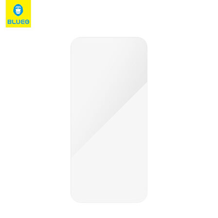Blueo iPhone 14 / 13 Pro ve 13 Uyumlu Full Clear Full Cover Hd Glass Cam Ekran Koruyucu