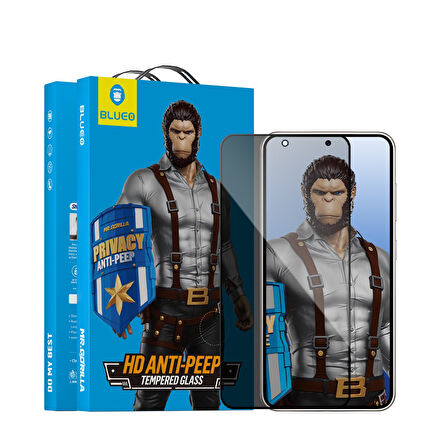 Blueo Samsung S24+ Uyumlu Full Cover Anti-Peep Cam Ekran Koruyucu