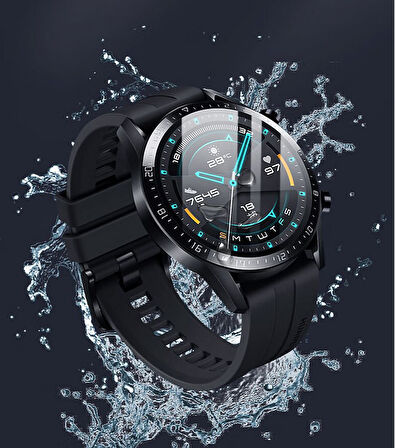 BLUEO Huawei GT3 Uyumlu High Molecule Shock-resistant Ölçekli 46mm Ekran Koruyucu