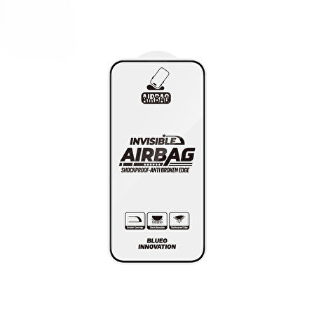 Blueo iPhone 16 Pro Max Uyumlu 3D Invisible Airbag Anti-Broken Cam Ekran Koruyucu