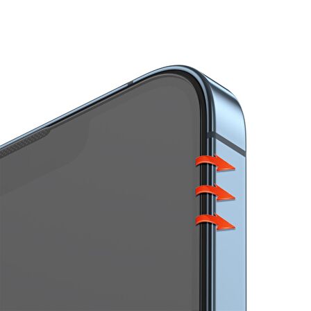 Iphone 14 Pro Uyumlu Anti-Reflective Yansıma Önleyici Temperli 360 Tam Koruma Cam Ekran Koruyucu