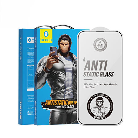 Blueo Samsung A54 / S23FE Uyumlu Full Cover Anti-Static Cam Ekran Koruyucu