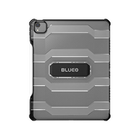 Blueo İpad Pro 11 / Air4 10.9 / Air 5 10.9 Uyumlu Siyah Resistance Standlı Tablet Kılıfı