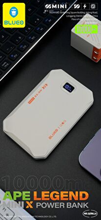 Blueo Ape Legend Beyaz Mını X 10.000 Mah Powerbank Taşınabilir Şarj Aleti