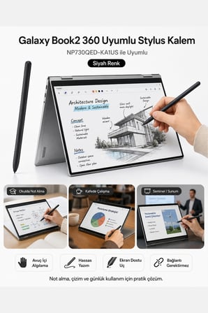 Galaxy Book2 360 Uyumlu Stylus Kalem S Pen