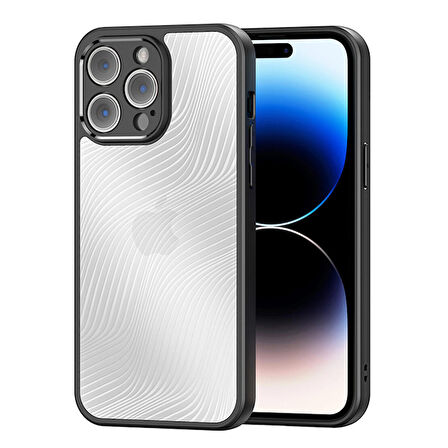 Dux Ducis iPhone 14 Pro Max Aimo Series Premium Buzlu Sert PC-TPU Kılıf