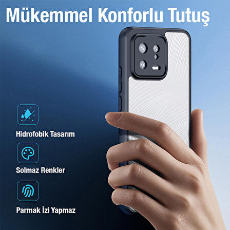 Dux Ducis Xiaomi 13 Aimo Series Premium Buzlu Sert PC-TPU Kılıf