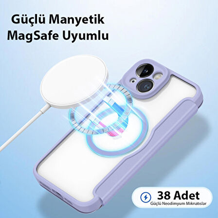Dux Ducis iPhone 14 Plus 6.7 Kılıf Skin X Pro Series MagSafe Kapaklı Kılıf Folio Case