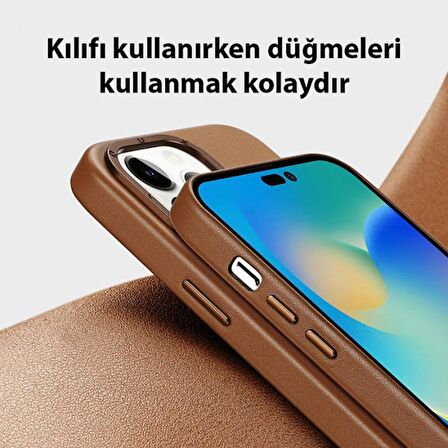 Dux Ducis Grit Seri iPhone 14 Pro Max Premium MagSafe Kılıf