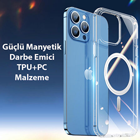 Dux Ducis Clin Mag Series iPhone 13 Pro 6.1 Magsafe Uyumlu Manyetik Silikon Kılıf